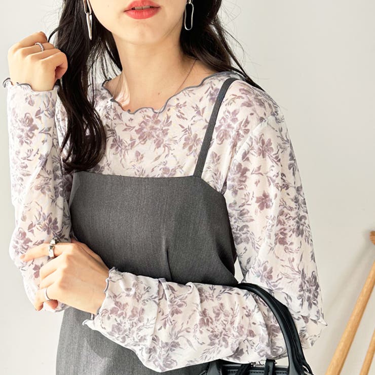 前後２ＷＡＹ花柄シアートップス | GeeRA | 詳細画像20 