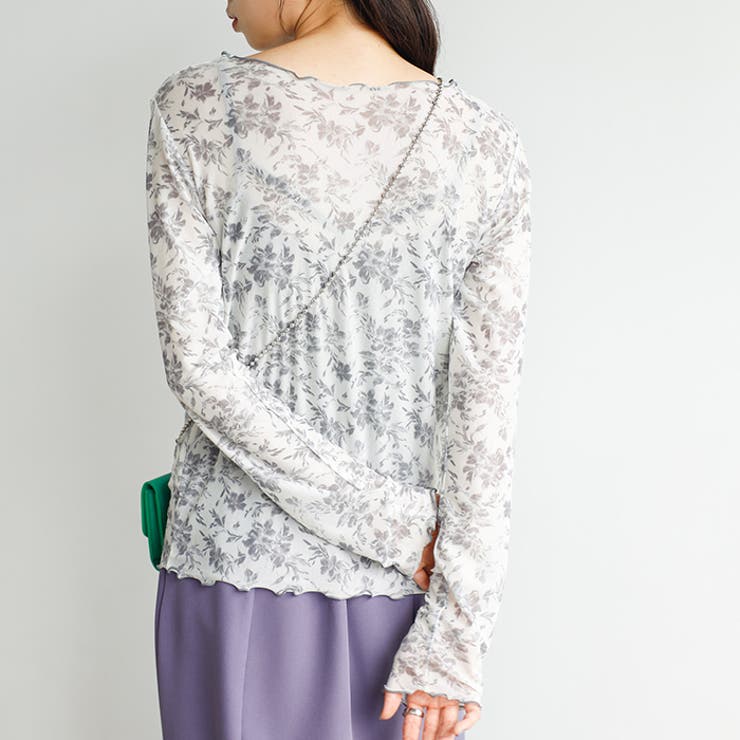 前後２ＷＡＹ花柄シアートップス | GeeRA | 詳細画像32 