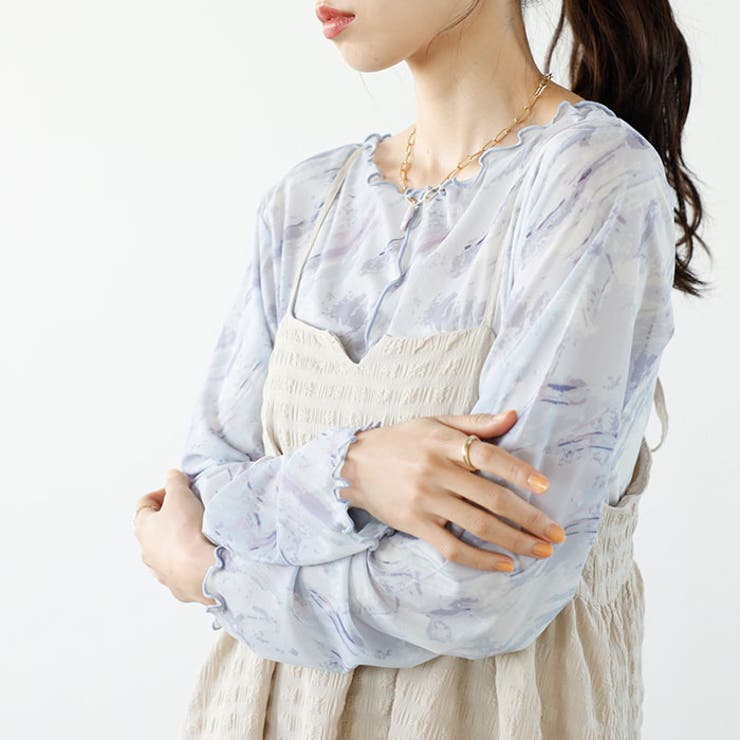 前後２ＷＡＹ花柄シアートップス | GeeRA | 詳細画像45 