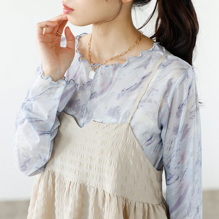 前後２ＷＡＹ花柄シアートップス | GeeRA | 詳細画像46 