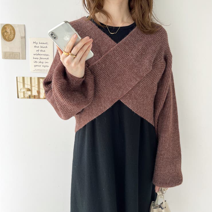 マルチウェイクロスニットワンピース[品番：GERW0000245]｜GeeRA