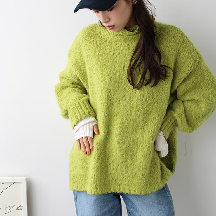 ブークレハイネックニットプルオーバー | GeeRA | 詳細画像6 