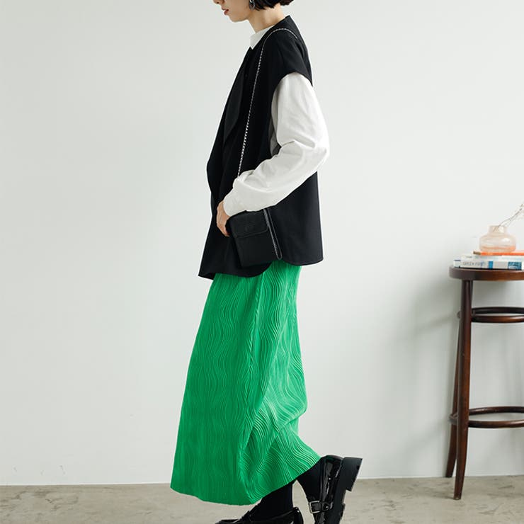 変形プリーツタイトスカート | GeeRA | 詳細画像14 