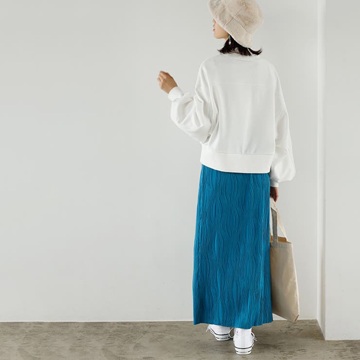 変形プリーツタイトスカート | GeeRA | 詳細画像3 