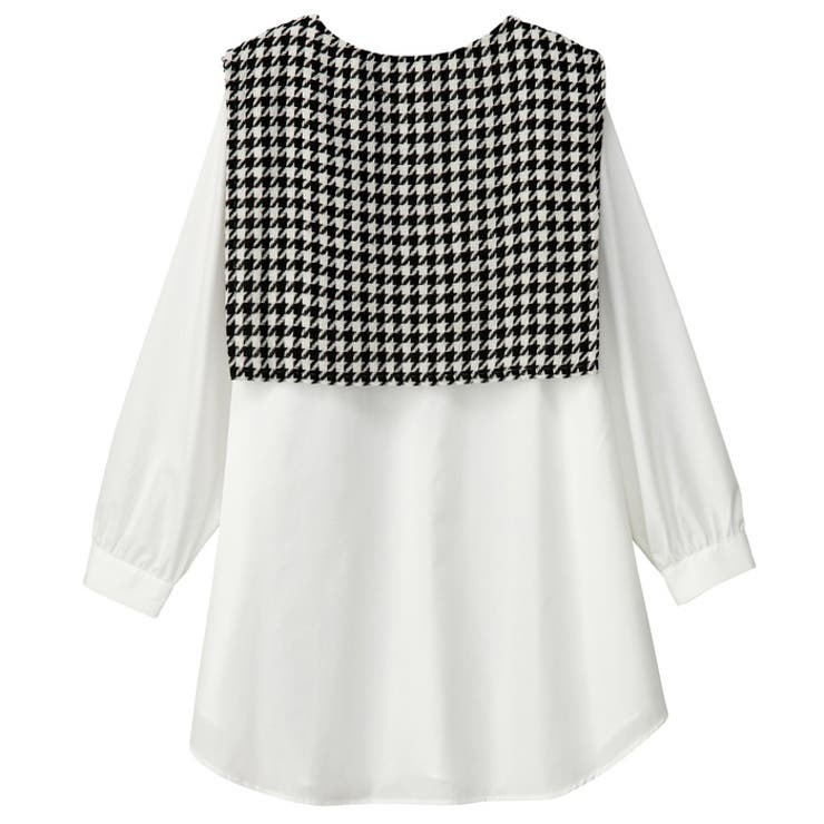 ツイード切替ブラウス | GeeRA | 詳細画像7 