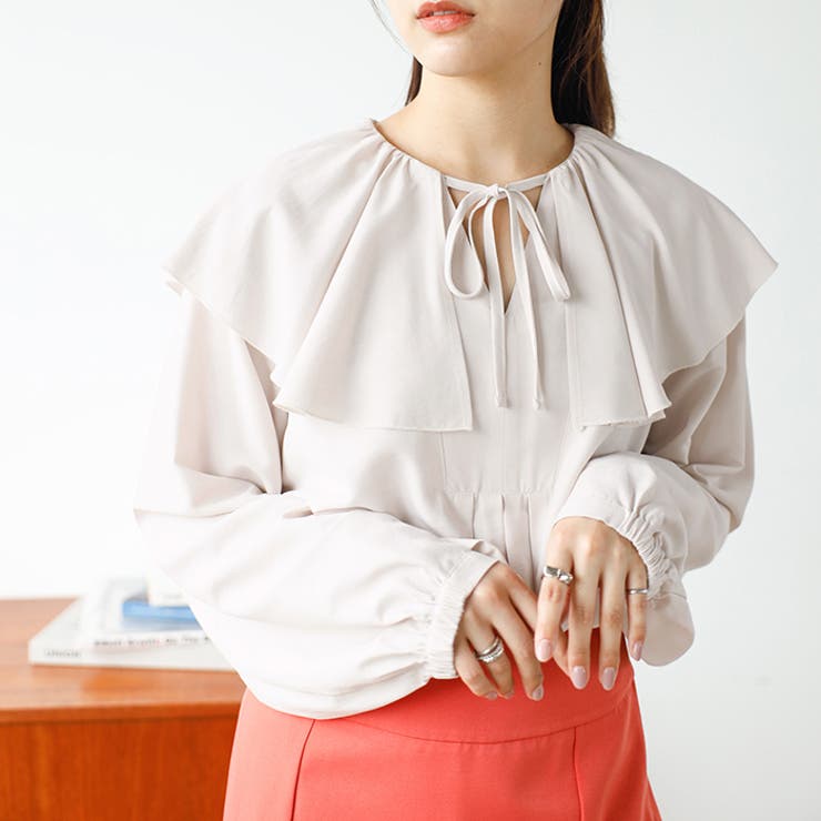 フリルカラーブラウス | GeeRA | 詳細画像2 