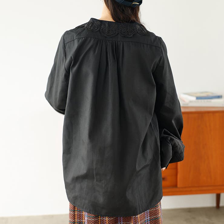 レース刺しゅう衿ブラウス | GeeRA | 詳細画像11 