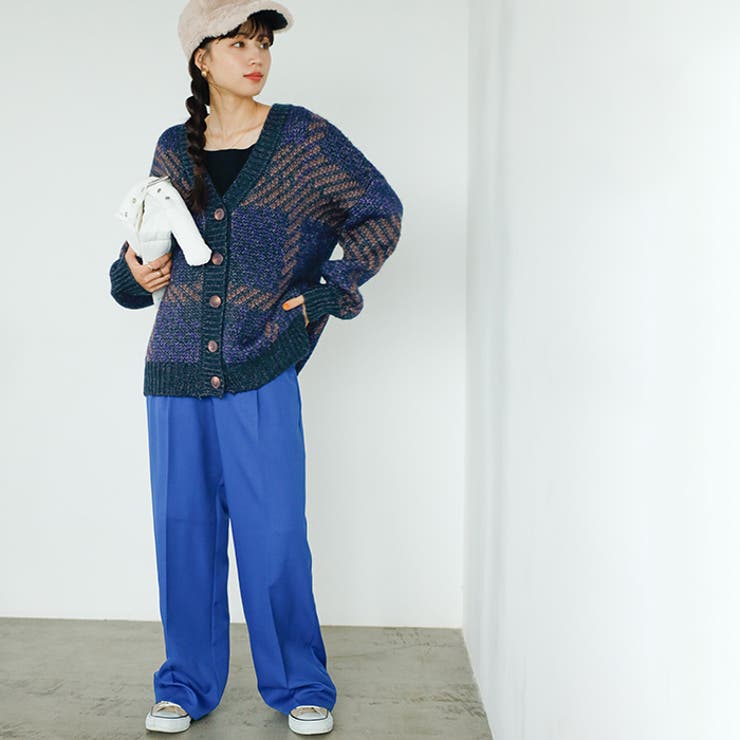 ジャカードチェックニットカーディガン | GeeRA | 詳細画像24 