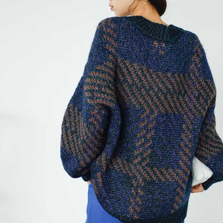 ジャカードチェックニットカーディガン | GeeRA | 詳細画像29 