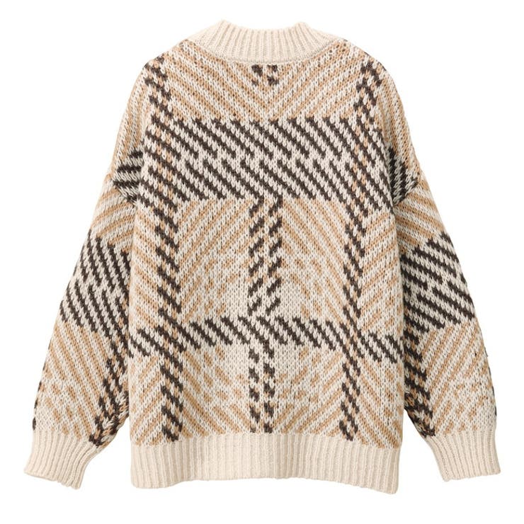 ジャカードチェックニットカーディガン | GeeRA | 詳細画像34 