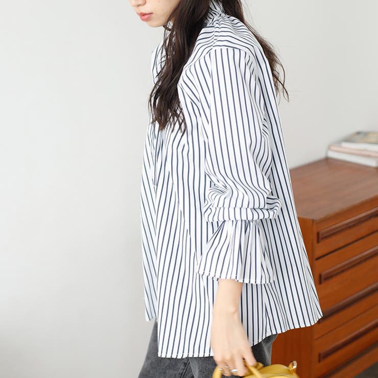 フリルハイネックキャンディスリーブブラウス | GeeRA | 詳細画像10 