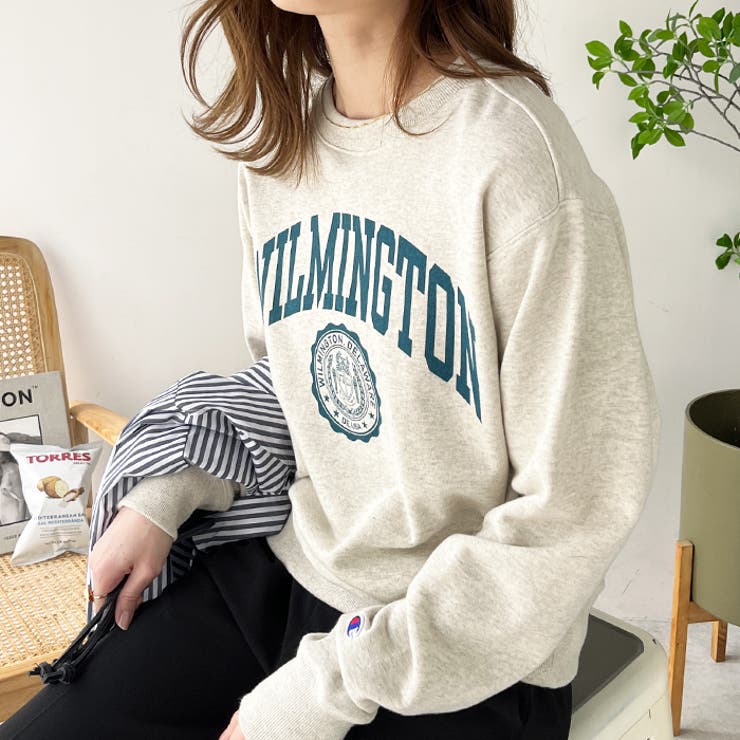 champion】ロゴトレーナー[品番：GERW0000300]｜GeeRA