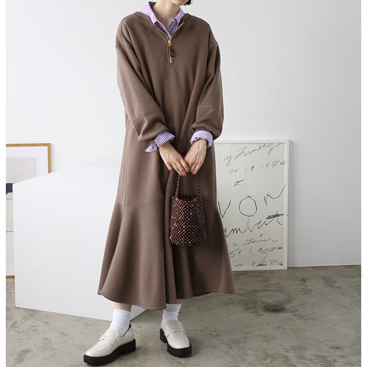 前後２ＷＡＹマーメイド裏起毛ワンピース | GeeRA | 詳細画像7 