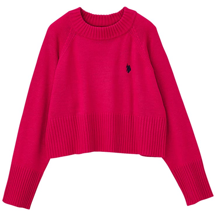 U．S． POLO ASSN．】ショート丈ニット[品番