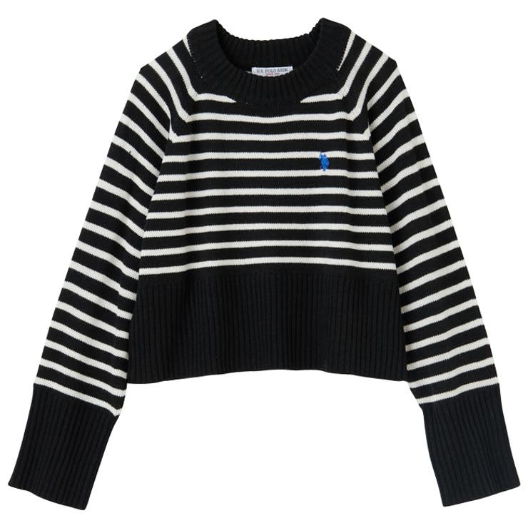 U．S． POLO ASSN．】ショート丈ニット[品番
