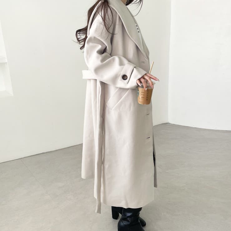 セーラーカラーロングコート[品番：GERW0010857]｜GeeRA（ジーラ）のレディースファッション通販｜SHOPLIST（ショップリスト）