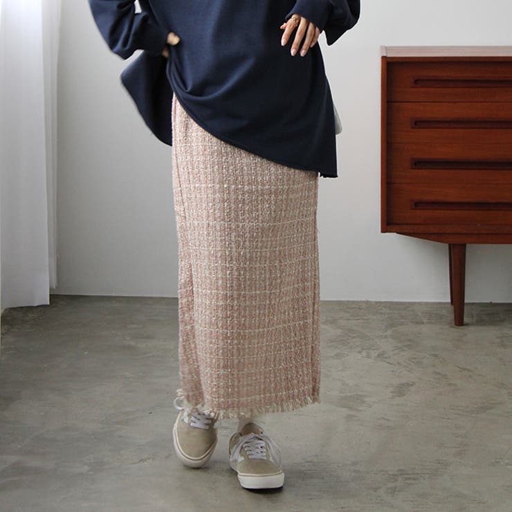 ファンシーツイードタイトスカート | GeeRA | 詳細画像1 