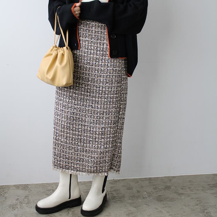 ファンシーツイードタイトスカート | GeeRA | 詳細画像18 