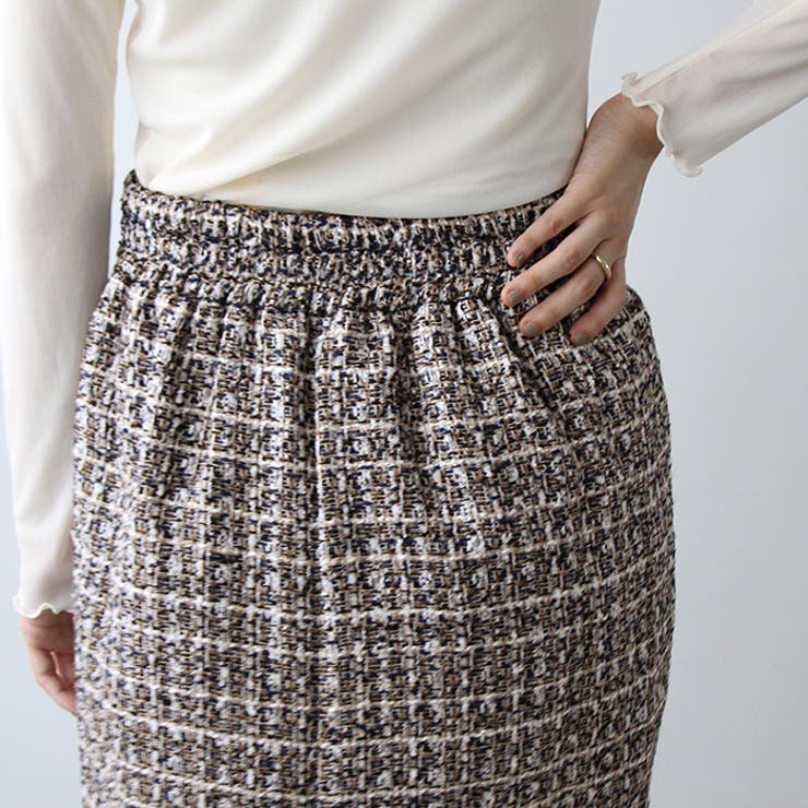 ファンシーツイードタイトスカート | GeeRA | 詳細画像22 