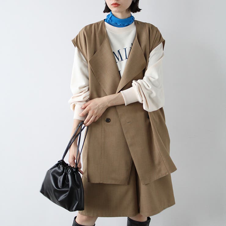 ダブルデザインベスト【セットアップ対応】 | GeeRA | 詳細画像14 