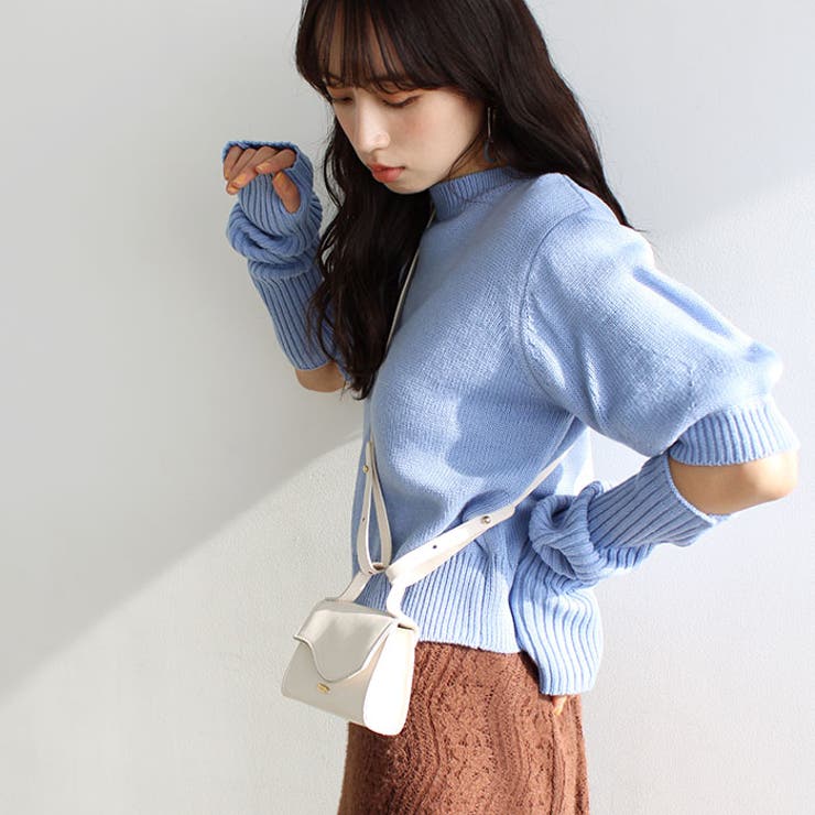 マルチウェイアームウォーマー付ニットカー | GeeRA | 詳細画像12 