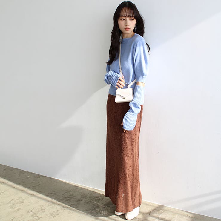 マルチウェイアームウォーマー付ニットカー | GeeRA | 詳細画像14 