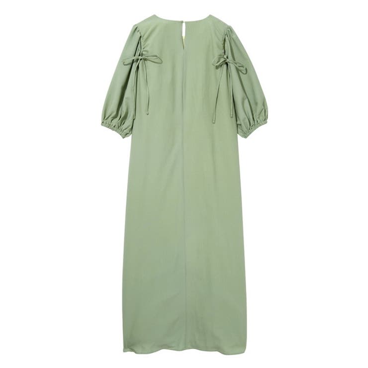 ふんわり素材アームスリットフレアーワンピース | GeeRA | 詳細画像12 