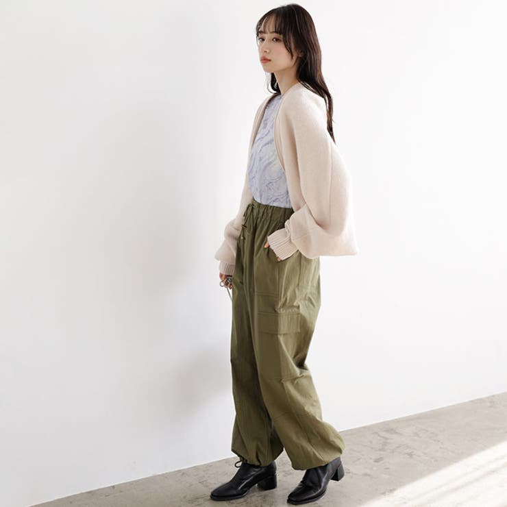 ふんわり柔らかニットボレロカーディガン | GeeRA | 詳細画像15 