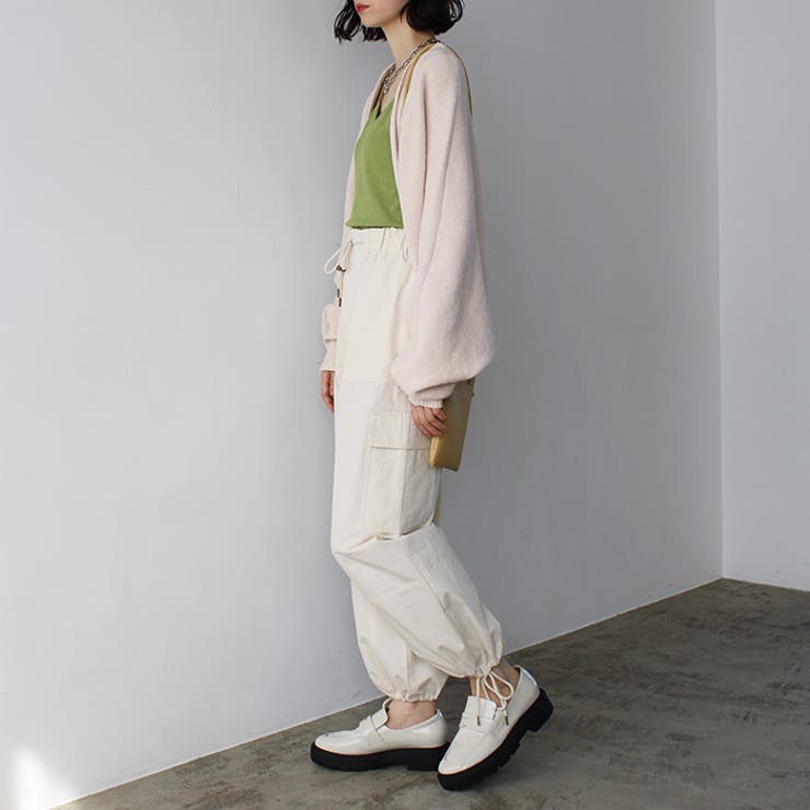 さらっと綿素材ワイドカーゴパンツ | GeeRA | 詳細画像7 