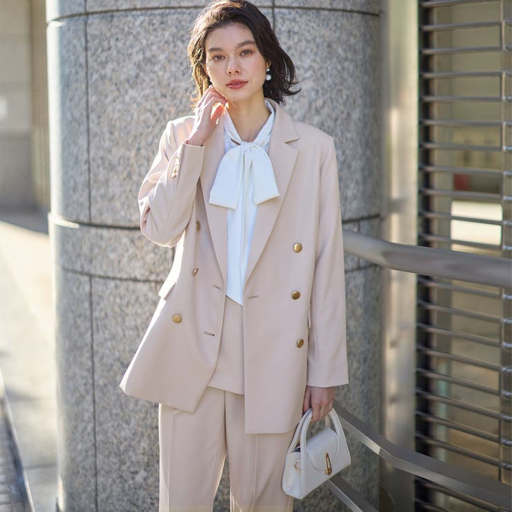 オフベージュ | 【入卒式/セレモニー】着回しベスト＆ジャケットセットスーツ | GeeRA