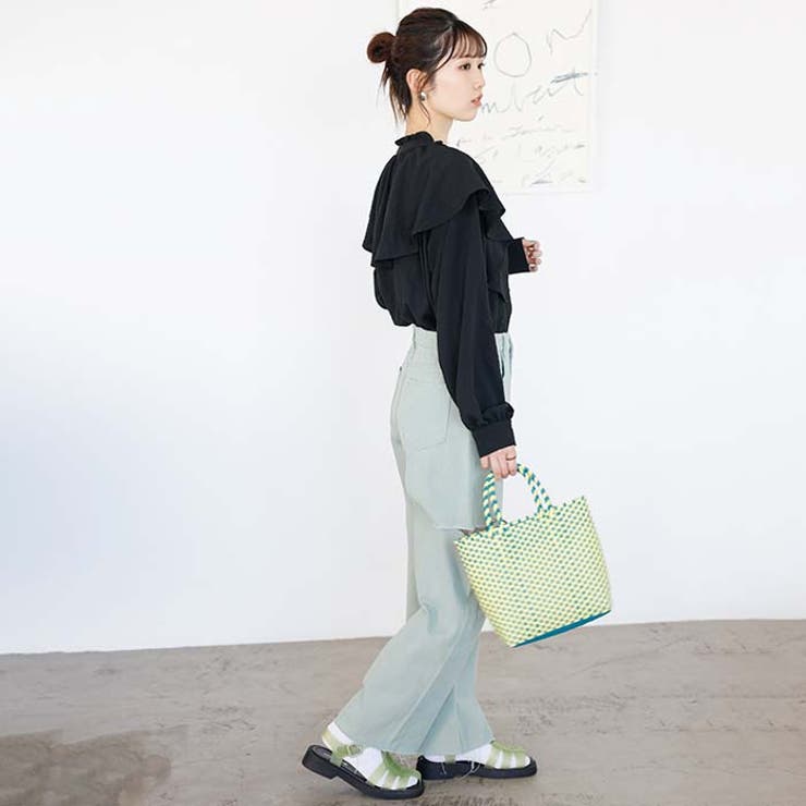 ワッシャー素材フリル衿シャツブラウス | GeeRA | 詳細画像11 