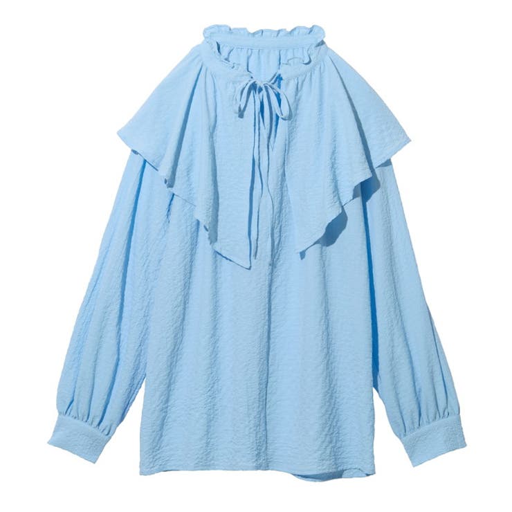 ワッシャー素材フリル衿シャツブラウス | GeeRA | 詳細画像19 