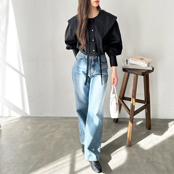 ケープ衿シャツブラウス | GeeRA | 詳細画像39 