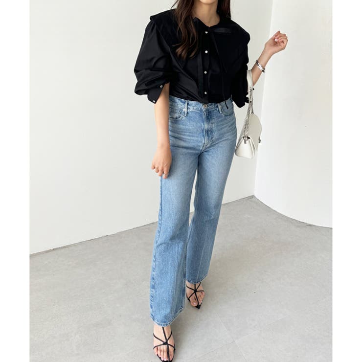 ケープ衿シャツブラウス | GeeRA | 詳細画像35 