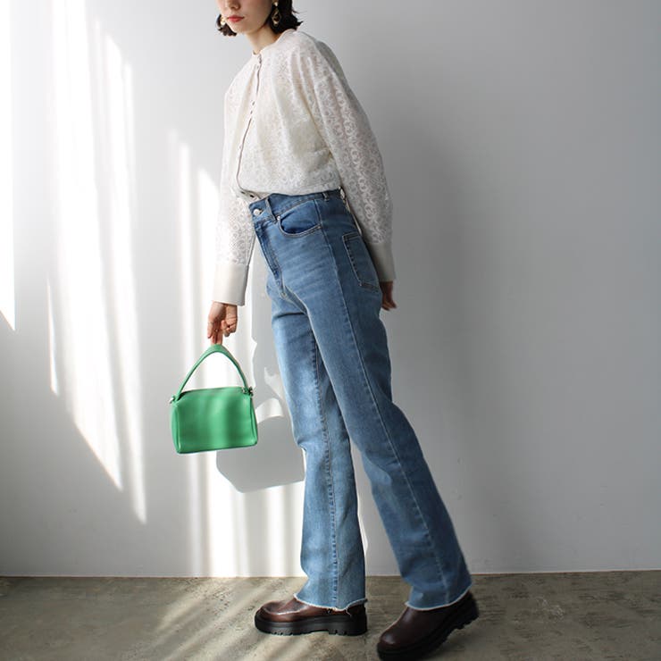 前後２ＷＡＹブロック柄レースシャツ | GeeRA | 詳細画像10 