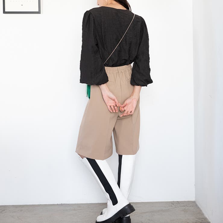 ワッシャー素材バルーン袖ブラウス | GeeRA | 詳細画像10 