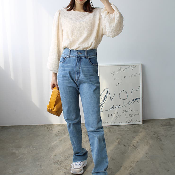 ワッシャー素材バルーン袖ブラウス | GeeRA | 詳細画像15 