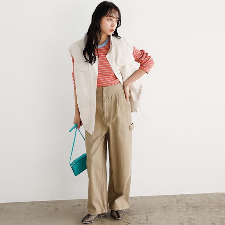 ハイウエストワイドカーゴパンツ | GeeRA | 詳細画像12 