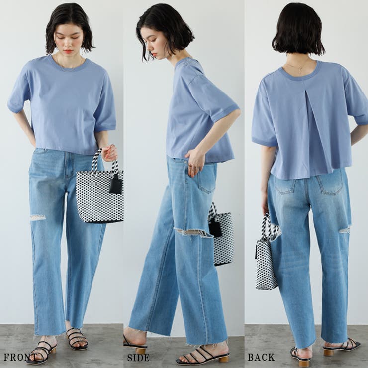 綿混素材ショート丈Ｔシャツ 夏服 | GeeRA | 詳細画像6 