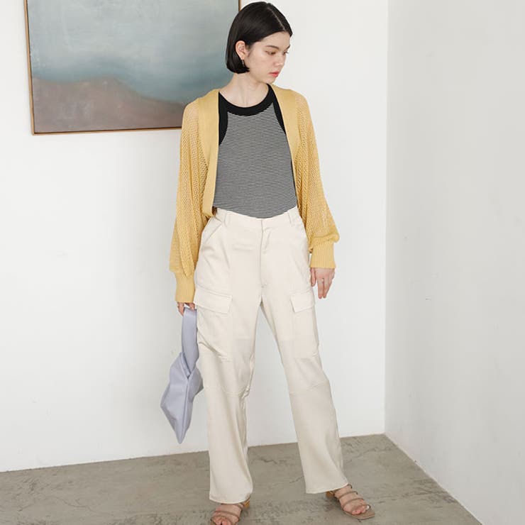 バックオープンサマーメッシュボレロ | GeeRA | 詳細画像22 