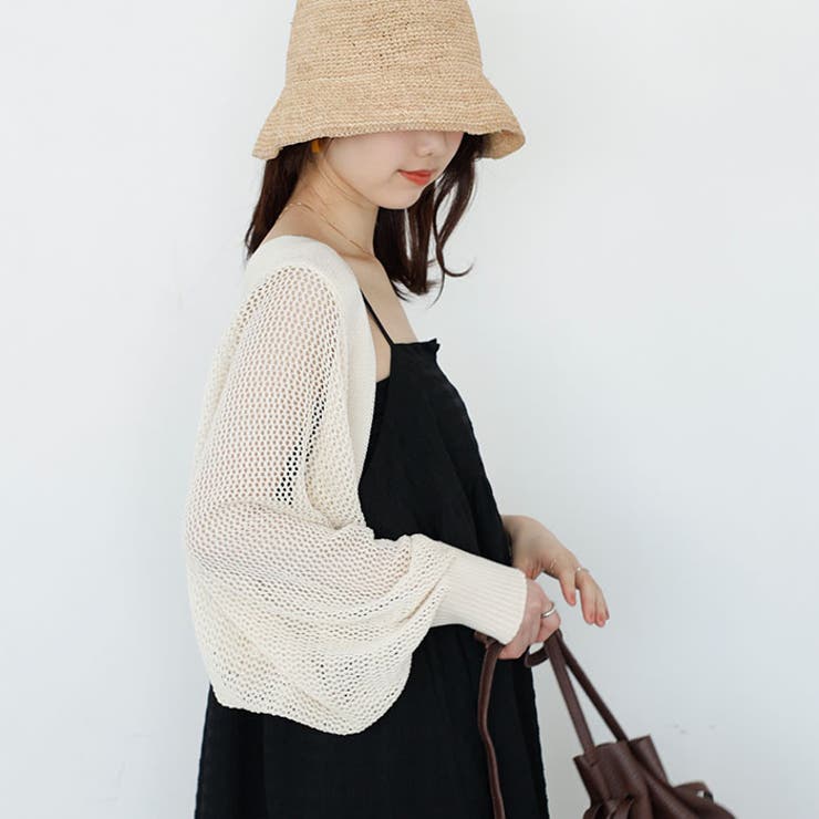 バックオープンサマーメッシュボレロ | GeeRA | 詳細画像7 