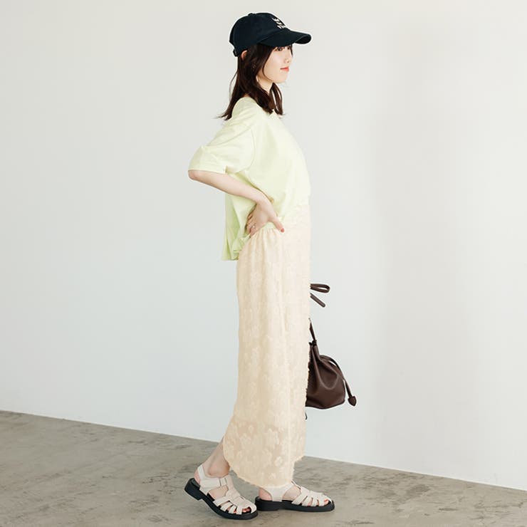 フリンジシアージャカードタイトスカート | GeeRA | 詳細画像9 