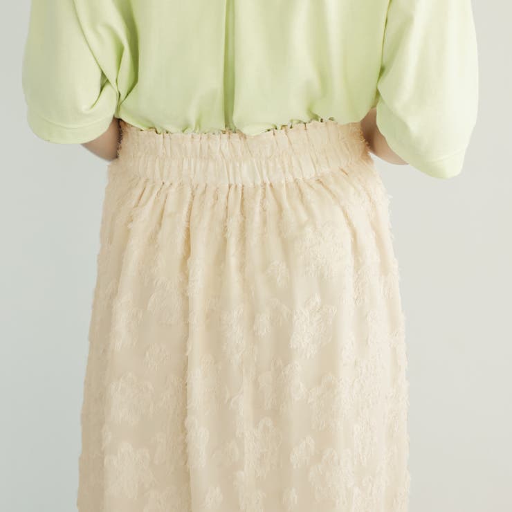 フリンジシアージャカードタイトスカート | GeeRA | 詳細画像12 