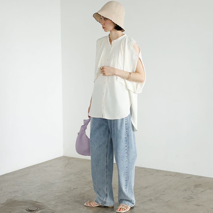 マルチウェイケープデザインブラウス | GeeRA | 詳細画像9 