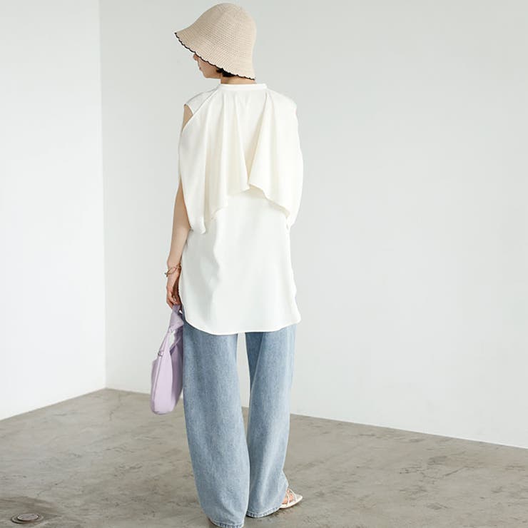 マルチウェイケープデザインブラウス | GeeRA | 詳細画像11 