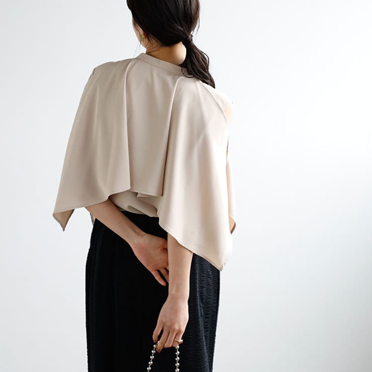 マルチウェイケープデザインブラウス | GeeRA | 詳細画像19 