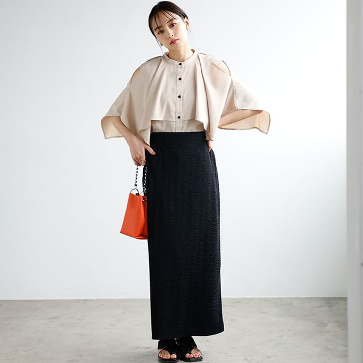 マルチウェイケープデザインブラウス | GeeRA | 詳細画像20 