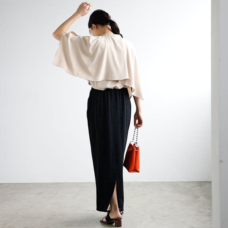 マルチウェイケープデザインブラウス | GeeRA | 詳細画像24 