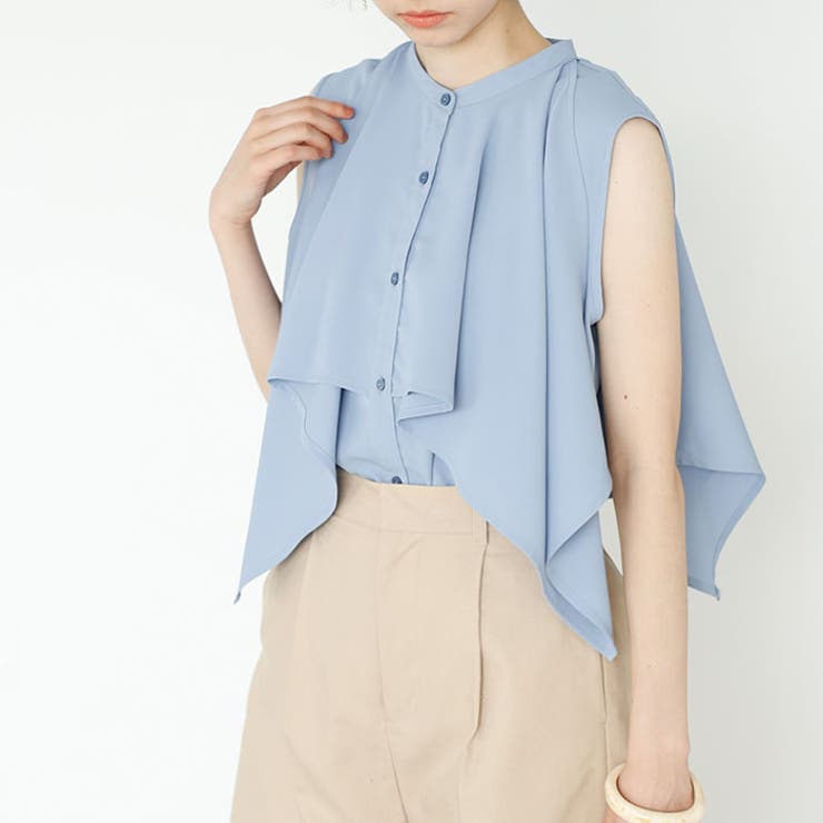 マルチウェイケープデザインブラウス | GeeRA | 詳細画像27 