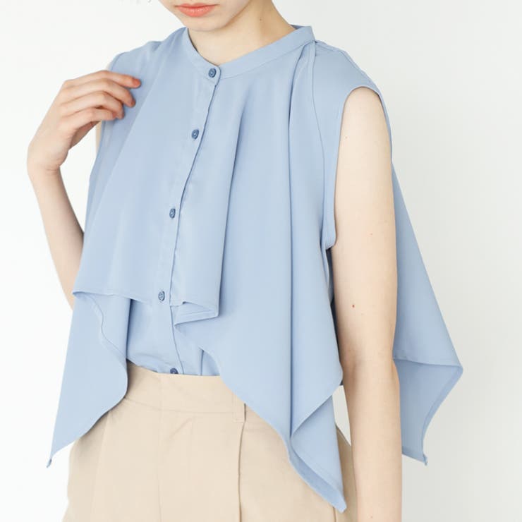 マルチウェイケープデザインブラウス | GeeRA | 詳細画像28 